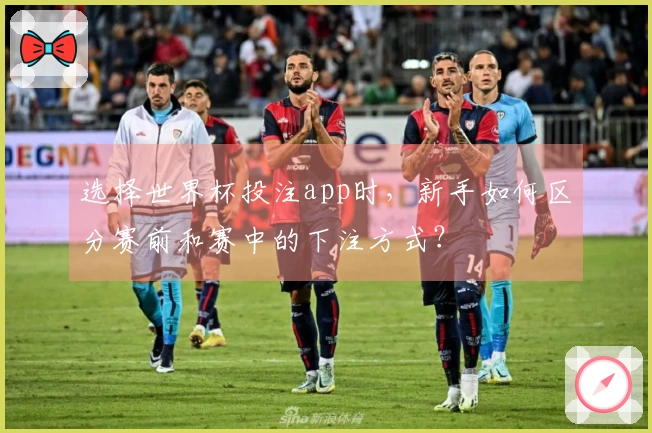 选择世界杯投注app时，新手如何区分赛前和赛中的下注方式？