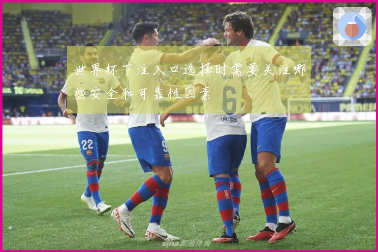 世界杯下注入口选择时需要关注哪些安全和可靠性因素